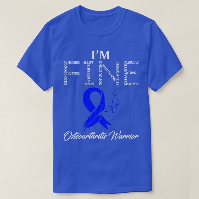 Camiseta Osteoartrite Guerreiro Im Fine (Frente do Design)