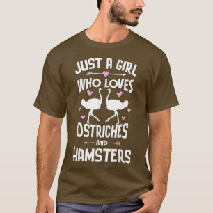 Camiseta Ostras e Hamsters Presentes para Meninas Mulheres
