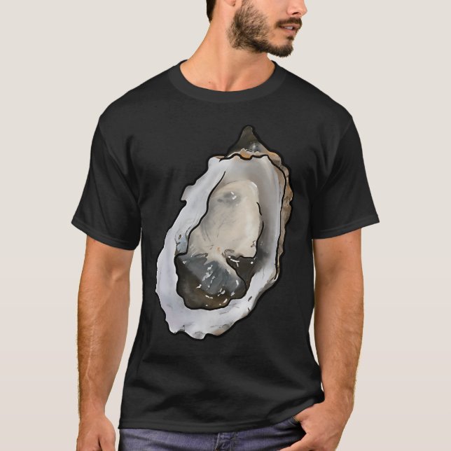 Camiseta Ostras e pérolas ao creme (Frente)