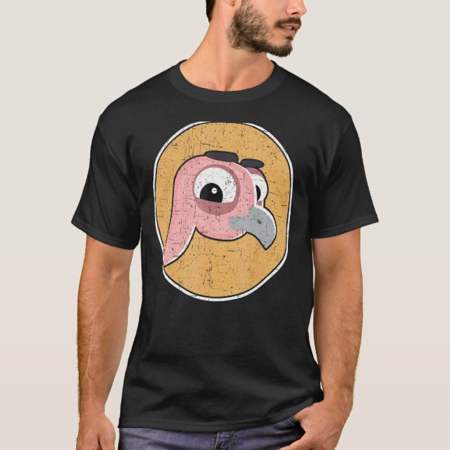 Camiseta Ostrich Face Ostrica Pássaro Sem Voo (Frente)