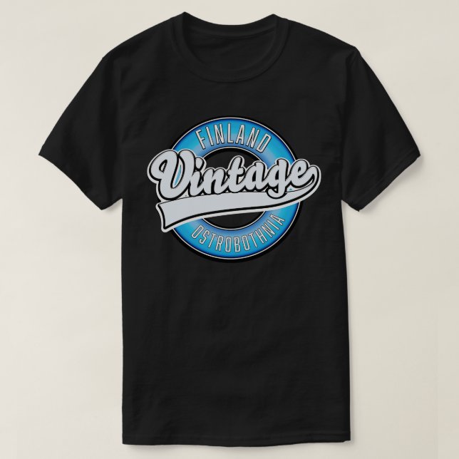 Camiseta Ostrobothnia Estilo de colheita na Finlândia (Frente do Design)