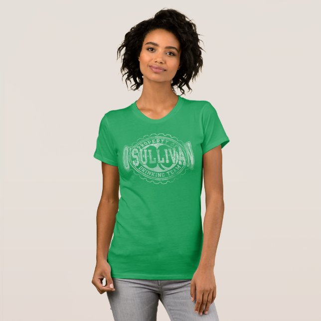 Camiseta O'Sullivan Irish Bebendo Team Beer Boné (Frente Completa)