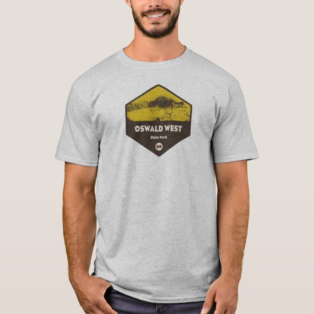 Camiseta Oswald West State Park Oregon (Frente)