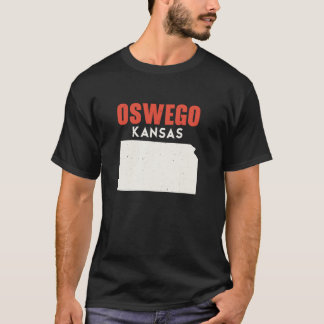 Camiseta Oswego Kansas EUA State America Viagem Kansan