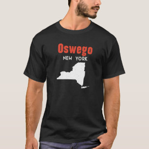 Camiseta Oswego Nova York Estados Unidos, América Viagem Ne