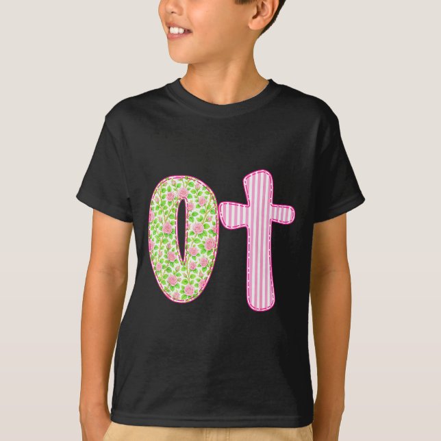 Camiseta Ot Preppy Occupational Therapy, Boho Cota Girly Co (Frente)