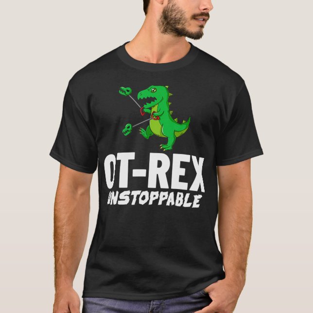 Camiseta OT Rex Terapêutica Ocupacional Assistente de Terap (Frente)