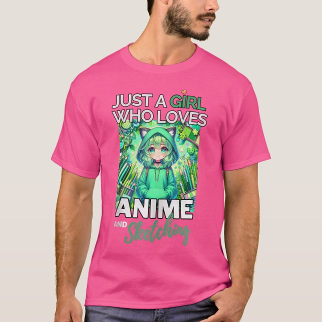 Camiseta Otaku Anime (Frente)