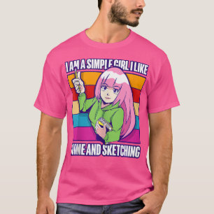 Camiseta Otaku Anime