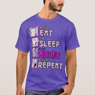 Camiseta Otaku Coma Anime De Sono Repete Animes De Manga Cu