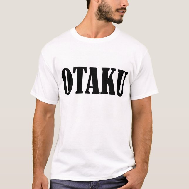 Camiseta Otaku curto & simples (Frente)