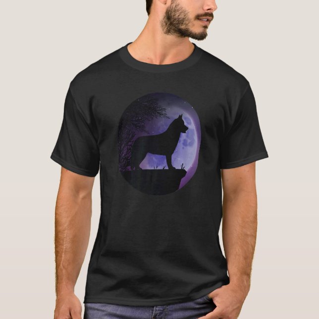 Camiseta Otaku Huskie Dog Retro 9 (Frente)