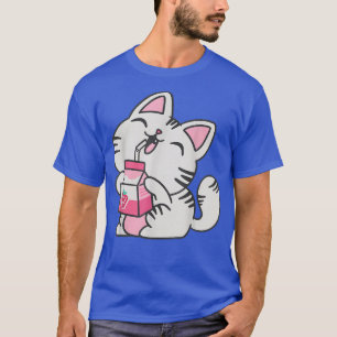 Camiseta Otaku Neko Japan Manga Harajuku T-Shirt