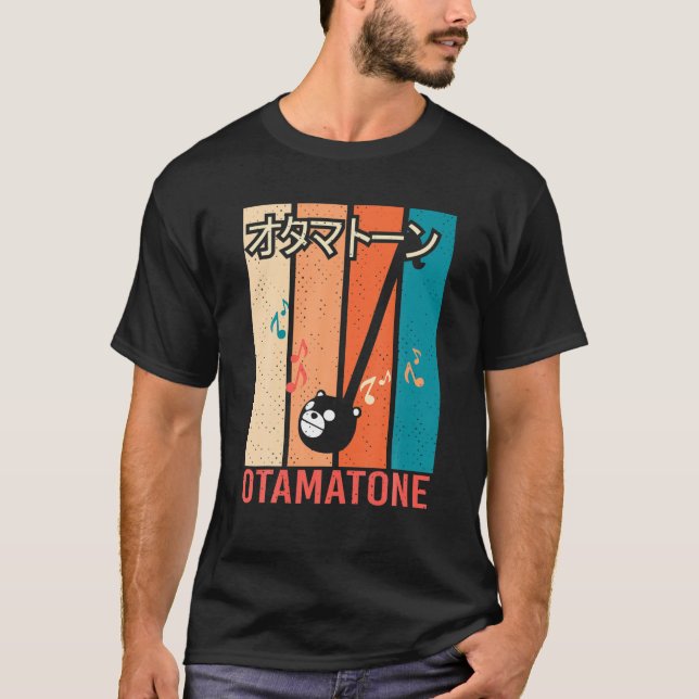 Camiseta Otamatone オ タ マ Sintesizador Otamatan da Equipe ト  (Frente)