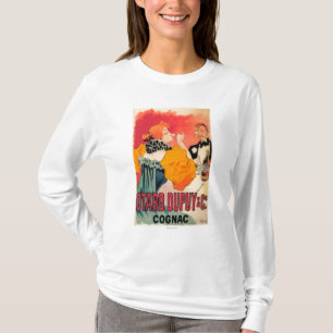 Camiseta Otard-Dupuy & de conhaque do CO. poster do