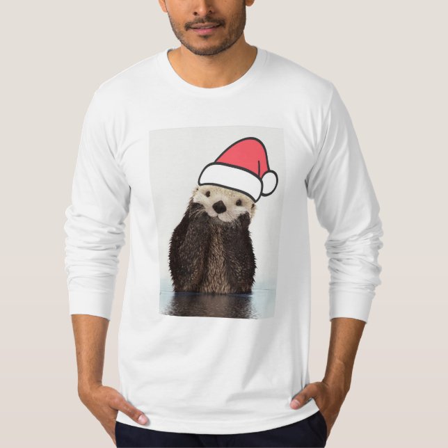 Camiseta Ótima carta Vestindo o Natal (Frente)