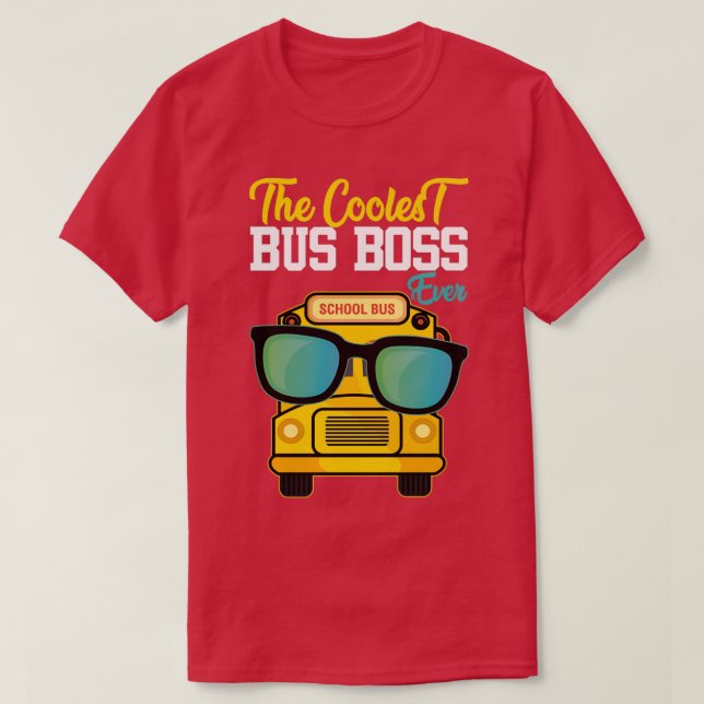 Camiseta Ótima escola de ônibus mais fixe. (Frente do Design)