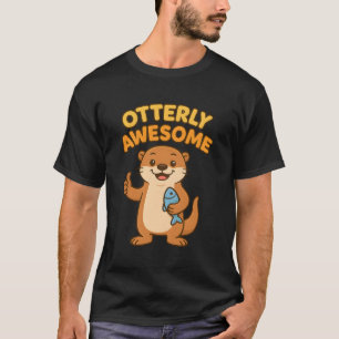Camiseta Otimamente Incrível Piada de Animal Fof