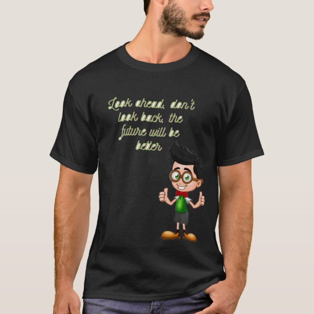 Camiseta otimista (Frente)