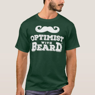 Camiseta Otimista com a Barba