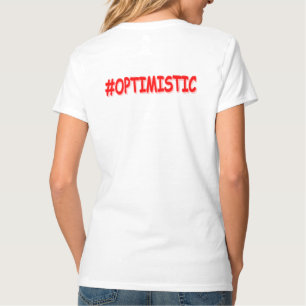 Camiseta "#OTIMISTA" Design. Compre agora