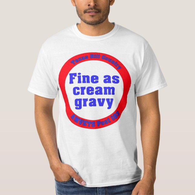 Camiseta Ótimo como molho creme (Frente)