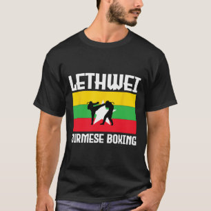 Camiseta Ótimo Conjunto de Lethwei Boxe Birmanês Chute Mma