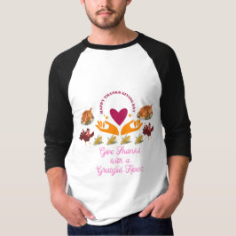 Camiseta Ótimo dia de ação de graças
