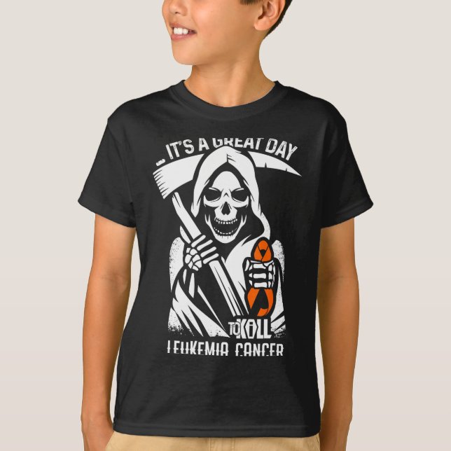 Camiseta Ótimo dia - defensor da conscientização sobre o câ (Frente)