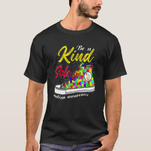 Camiseta Ótimos Sapatos São Uma Alma Gentil Puzzle de Consc