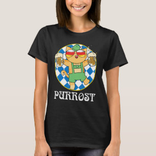 Camiseta Otoberfest Lederhosen Cat Beer