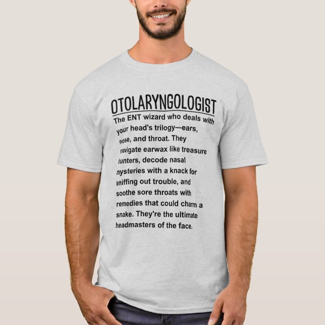 Camiseta Otolaringologista (Frente)