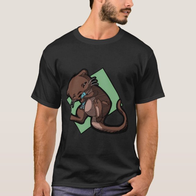 Camiseta Otta adora peixe (Frente)
