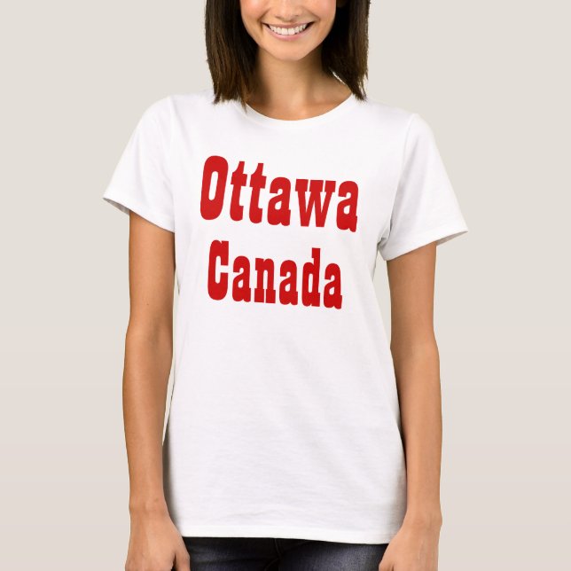 Camiseta Ottawa Canadá (Frente)