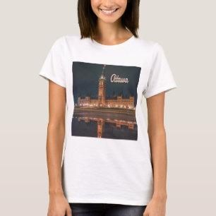 Camiseta Ottawa Canadá Colina do Parlamento de Ontário