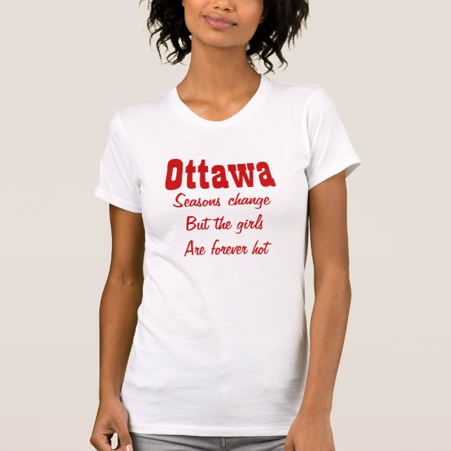 Camiseta Ottawa Ontario, Canadá (Frente)