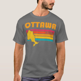 Camiseta Ottawa Ontario Canada Vintage angustiou Souvenir