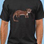 Camiseta Otter<br><div class="desc">Um pouco suspeito para amantes da vida selvagem. Arte original de Nic Squirrell.</div>