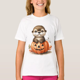 Camiseta Otter Adorável do Halloween