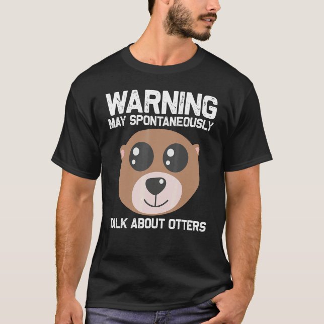 Camiseta Otter Animal For Men Women Sea Otter Mammals (Frente)