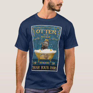Camiseta Otter E Co Bath Soap Lave Suas Pistas