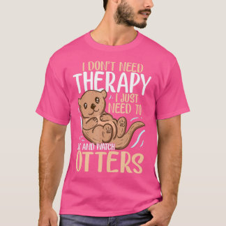 Camiseta Otter  Gift for Sea Otter Ferret Fish otter Animal
