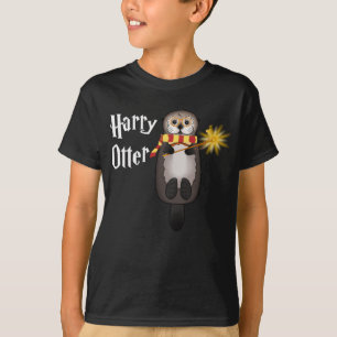 Camiseta Otter Magic Wizard Engraçado Otter Harry