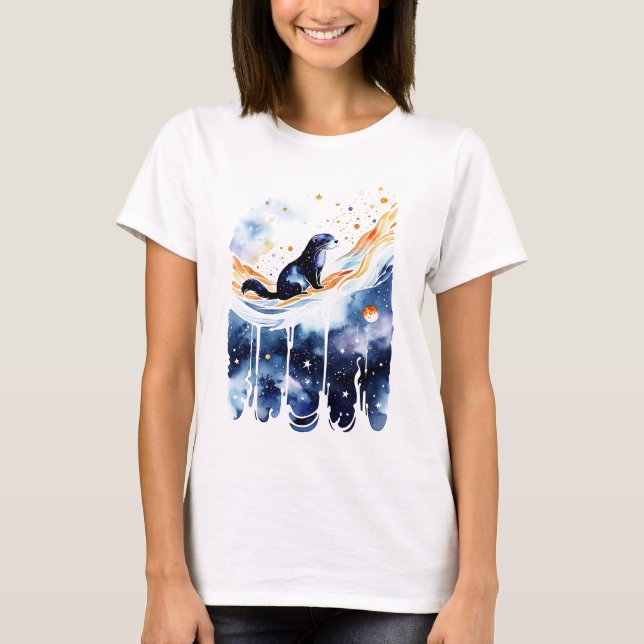 Camiseta Otter num rio Nebula (Frente)