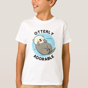 Camiseta Otter Pun Engraçado Totalmente Adorável