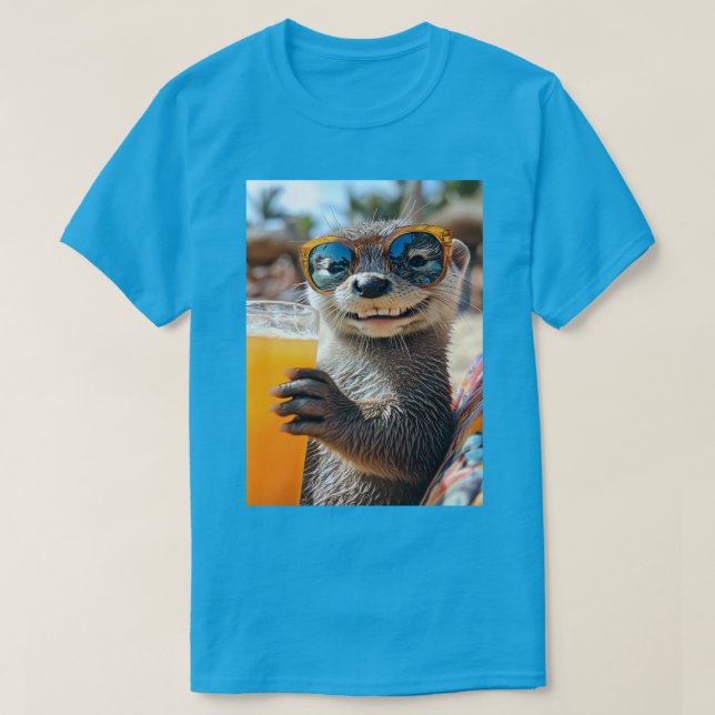 Camiseta Otter - Strandparty-Modus (Frente do Design)