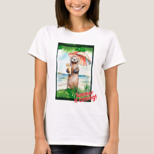 Camiseta Otter "Summer está chegando!"