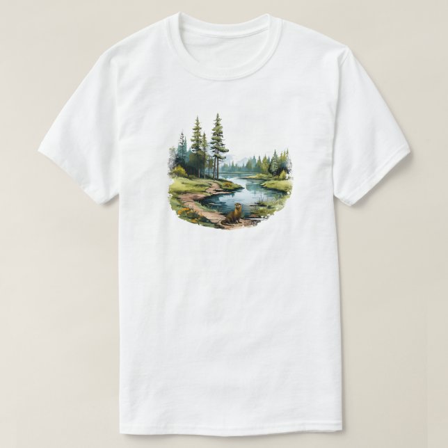 Camiseta Otter T-Shirt (Frente do Design)