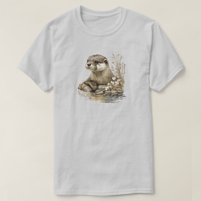Camiseta Otter T-Shirt (Frente do Design)