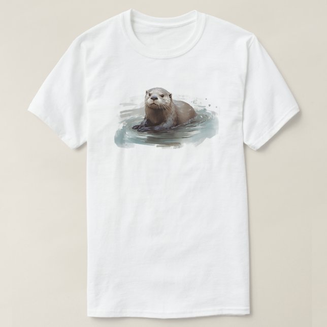 Camiseta Otter T-Shirt (Frente do Design)